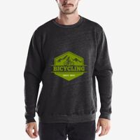 Unisex 6.5 oz. Heavyweight Loop Terry Triblend Long-Sleeve Crew Thumbnail