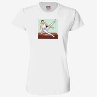 Ladies' 6.1 oz., 100% Cotton T-Shirt Thumbnail