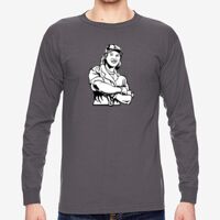 Unisex USA Made Heavyweight Long-Sleeve T-Shirt Thumbnail